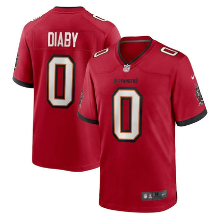 Yaya Diaby Tampa Bay Buccaneers 2024-2025 Red Game Jersey