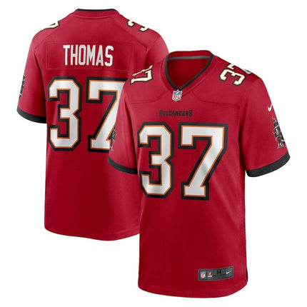 Tavierre Thomas Tampa Bay Buccaneers 2024-2025 Red Game Jersey