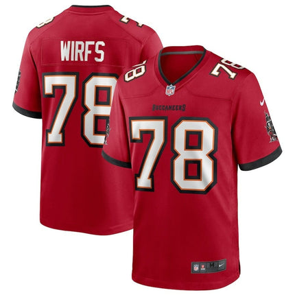 Tristan Wirfs Tampa Bay Buccaneers 2024-2025 Red Game Jersey