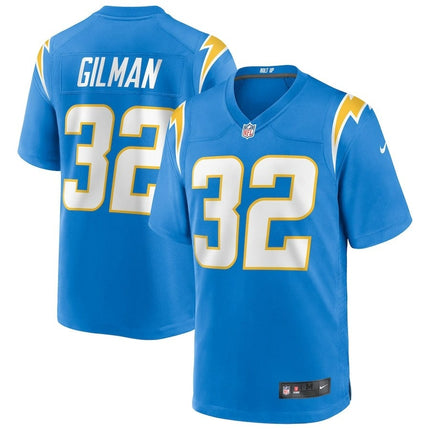 Alohi Gilman Los Angeles Chargers 2024-2025 Player Game Blue Jersey