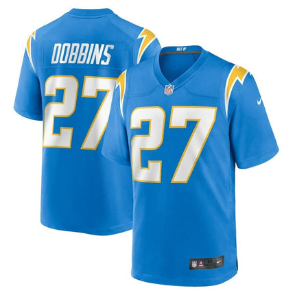 J.K. Dobbins Los Angeles Chargers 2024-2025 Player Game Blue Jersey