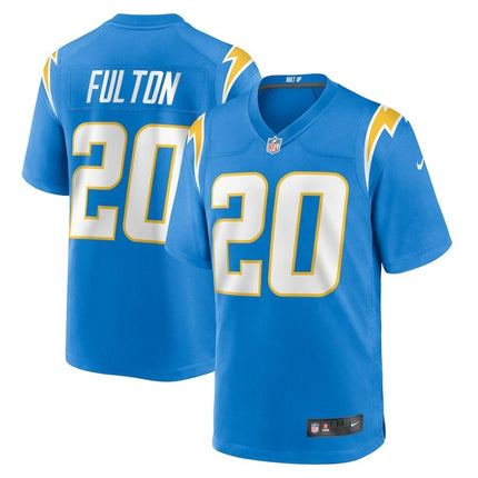 Kristian Fulton Los Angeles Chargers 2024-2025 Player Game Blue Jersey