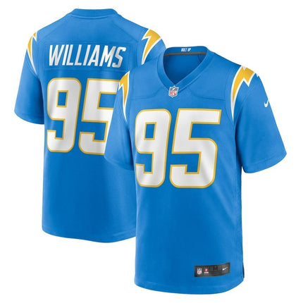 Nicholas Williams Los Angeles Chargers 2024-2025 Player Game Blue Jersey