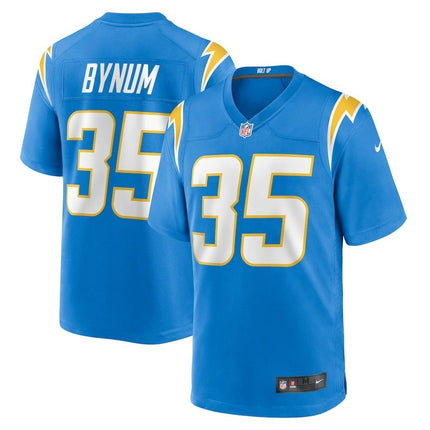 Terrell Bynum Los Angeles Chargers 2024-2025 Player Game Blue Jersey