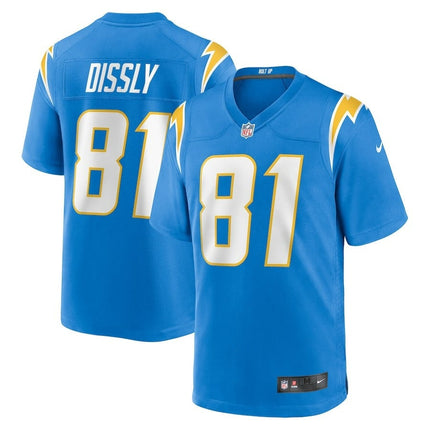Will Dissly Los Angeles Chargers 2024-2025 Player Game Blue Jersey