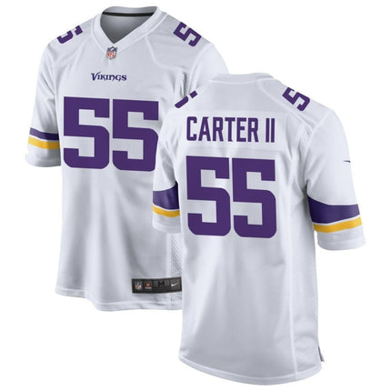 Andre Carter II Minnesota Vikings 2024-2025 White Game Jersey