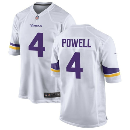 Brandon Powell Minnesota Vikings 2024-2025 White Game Jersey