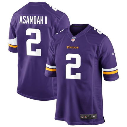 Brian Asamoah II Minnesota Vikings 2024-2025 Game Jersey