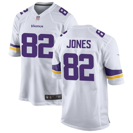 Jeshaun Jones Minnesota Vikings 2024-2025 White Game Jersey