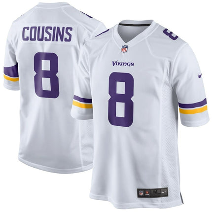 Kirk Cousins Minnesota Vikings 2024-2025 White Game Jersey