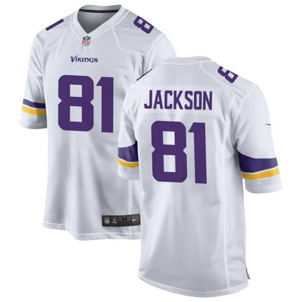 Lucky Jackson Minnesota Vikings 2024-2025 White Game Jersey