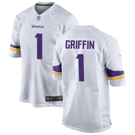 Shaquill Griffin Minnesota Vikings 2024-2025 White Game Jersey