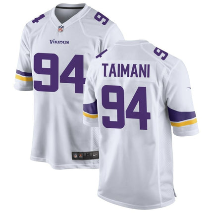 Taki Taimani Minnesota Vikings 2024-2025 White Game Jersey
