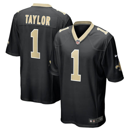 Alontae Taylor New Orleans Saints 2024-2025 Black Team Game Jersey