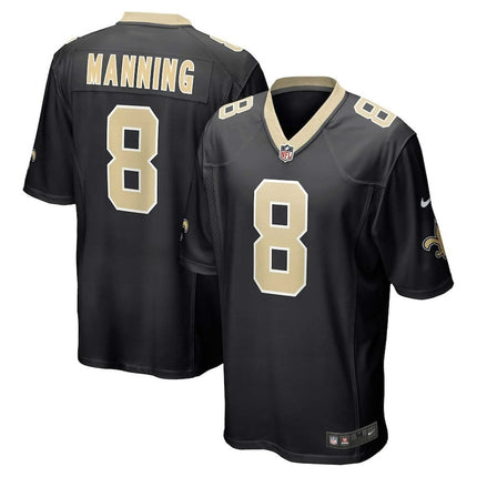 Archie Manning New Orleans Saints 2024-2025 Black Team Game Jersey