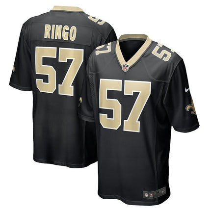 Christian Ringo New Orleans Saints 2024-2025 Black Team Game Jersey