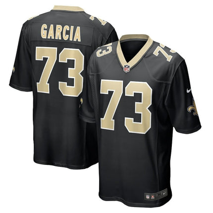 Max Garcia New Orleans Saints 2024-2025 Black Team Game Jersey