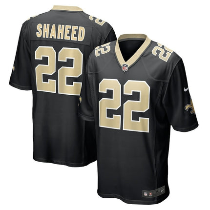 Rashid Shahee New Orleans Saints 2024-2025 Black Team Game Jersey