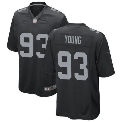 Carter Bradley Las Vegas Raiders 2024-2025 Black Game Jersey