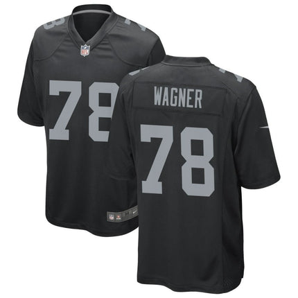 Dalton Wagner Las Vegas Raiders 2024-2025 Black Game Jersey