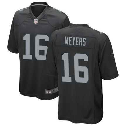 Jakobi Meyers Las Vegas Raiders 2024-2025 Black Game Jersey