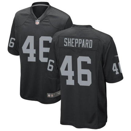 Ja'Quan Sheppard Las Vegas Raiders 2024-2025 Black Game Jersey