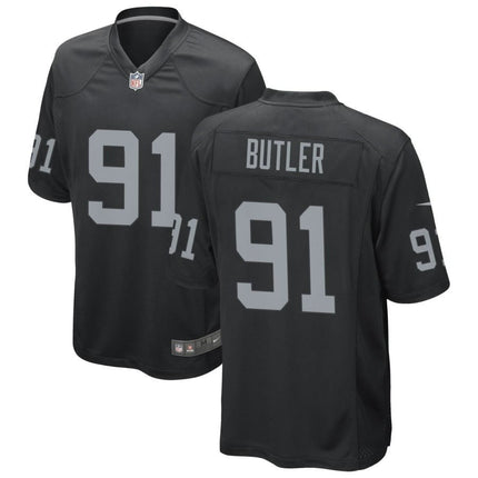 Matthew Butler Las Vegas Raiders 2024-2025 Black Game Jersey