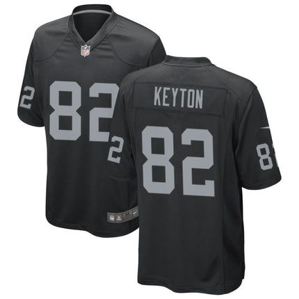 Ramel Keyton Las Vegas Raiders 2024-2025 Black Game Jersey