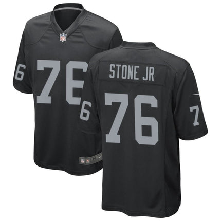 Ron Stone Jr Las Vegas Raiders 2024-2025 Black Game Jersey