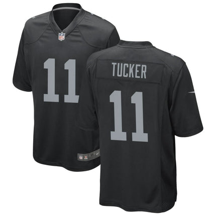 Tre Tucker Las Vegas Raiders 2024-2025 Black Game Jersey