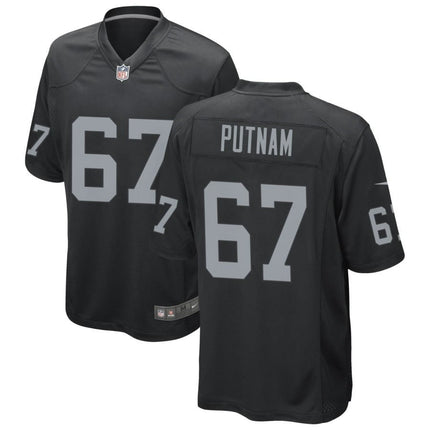 Will Putnam Las Vegas Raiders 2024-2025 Black Game Jersey