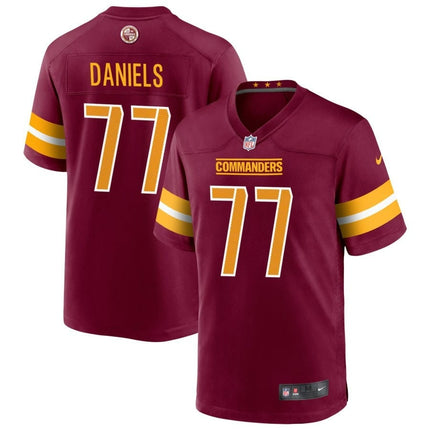Braeden Daniels Washington Commanders 2024-2025 Burgundy Game Player Jersey