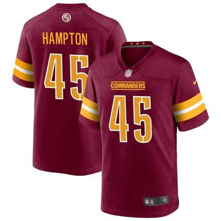Dominique Hampton Washington Commanders 2024-2025 Burgundy Game Player Jersey