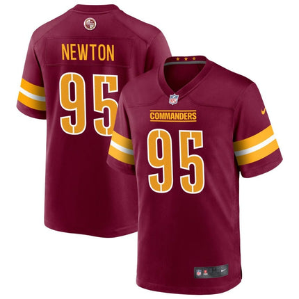 Jer'Zhan Newton Washington Commanders 2024-2025 Burgundy Game Player Jersey