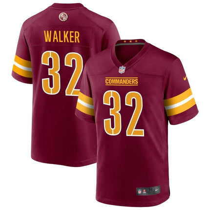 Mykal Walker Washington Commanders 2024-2025 Burgundy Game Player Jersey