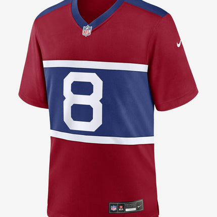 Daniel Jones New York Giants 2024-2025 Red Game Jersey