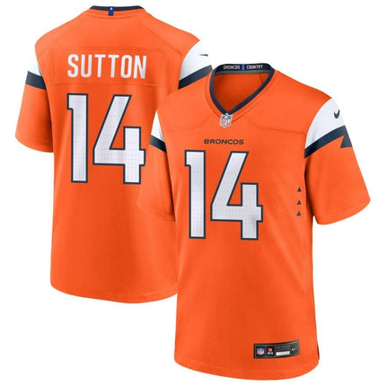 Courtland Sutton Denver Broncos 2024-2025 Orange Game Jersey