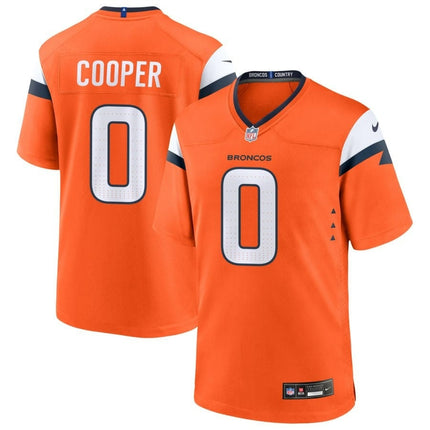 Jonathon Cooper Denver Broncos 2024-2025 Orange Game Jersey