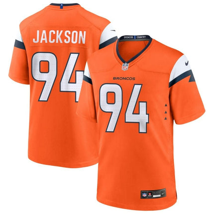 Jordan Jackson Denver Broncos 2024-2025 Orange Game Jersey
