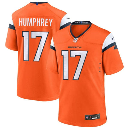 Lil'Jordan Humphrey Denver Broncos 2024-2025 Orange Game Jersey