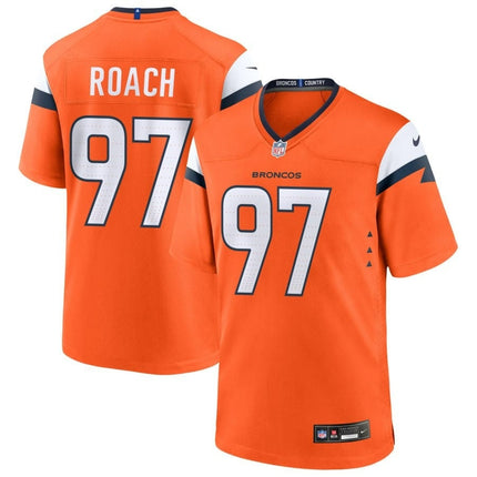 Malcolm Roach Denver Broncos 2024-2025 Orange Game Jersey