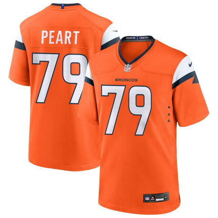 Matt Peart Denver Broncos 2024-2025 Orange Game Jersey