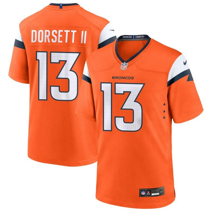Phillip Dorsett II Denver Broncos 2024-2025 Orange Game Jersey