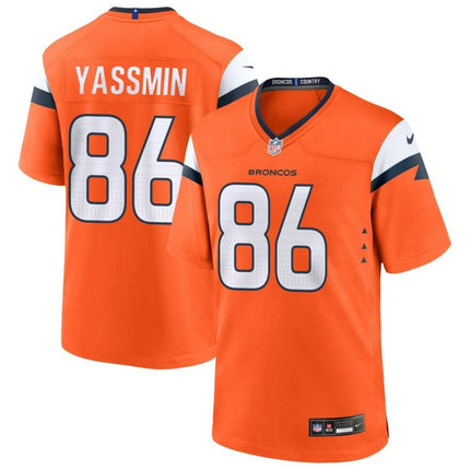 Thomas Yassmin Denver Broncos 2024-2025 Orange Game Jersey