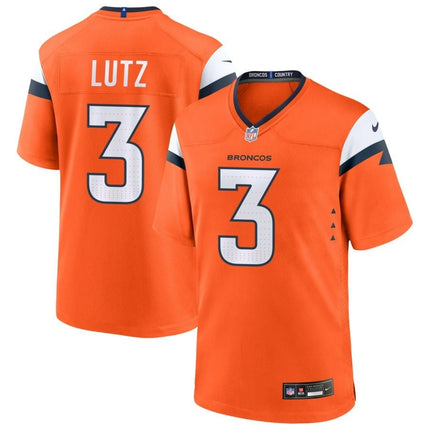 Wil Lutz Denver Broncos 2024-2025 Orange Game Jersey
