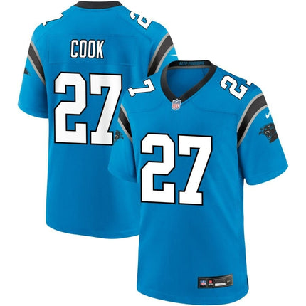 Alex Cook Carolina Panthers 2024-2025 Alternate Game Blue Jersey