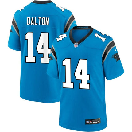 Andy Dalton Carolina Panthers 2024-2025 Alternate Game Blue Jersey