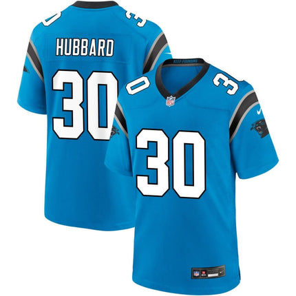 Chuba Hubbard Carolina Panthers 2024-2025 Alternate Game Blue Jersey
