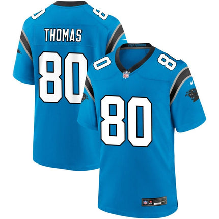 Ian Thomas Carolina Panthers 2024-2025 Alternate Game Blue Jersey