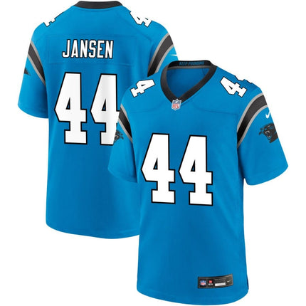 J.J. Jansen Carolina Panthers 2024-2025 Alternate Game Blue Jersey